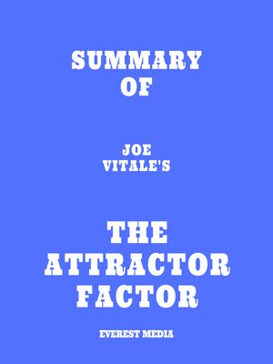 cover image of Summary of Joe Vitale's the Attractor Factor